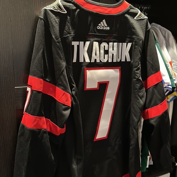 Brady Tkachuk Ottawa Senators adidas Home Primegreen Authentic NHL Jersey - Picture 8 of 11